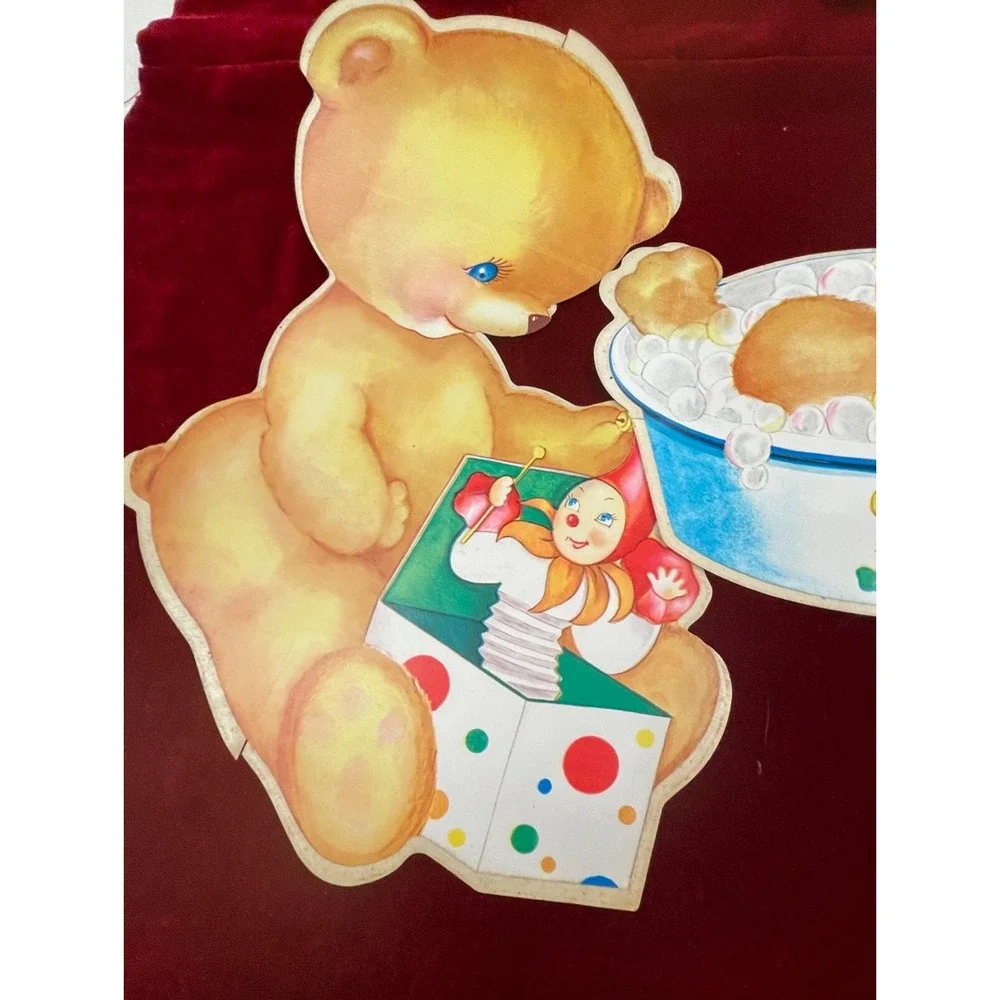 1956 Honey Bears Con-Tact Cut-Out Set RARE